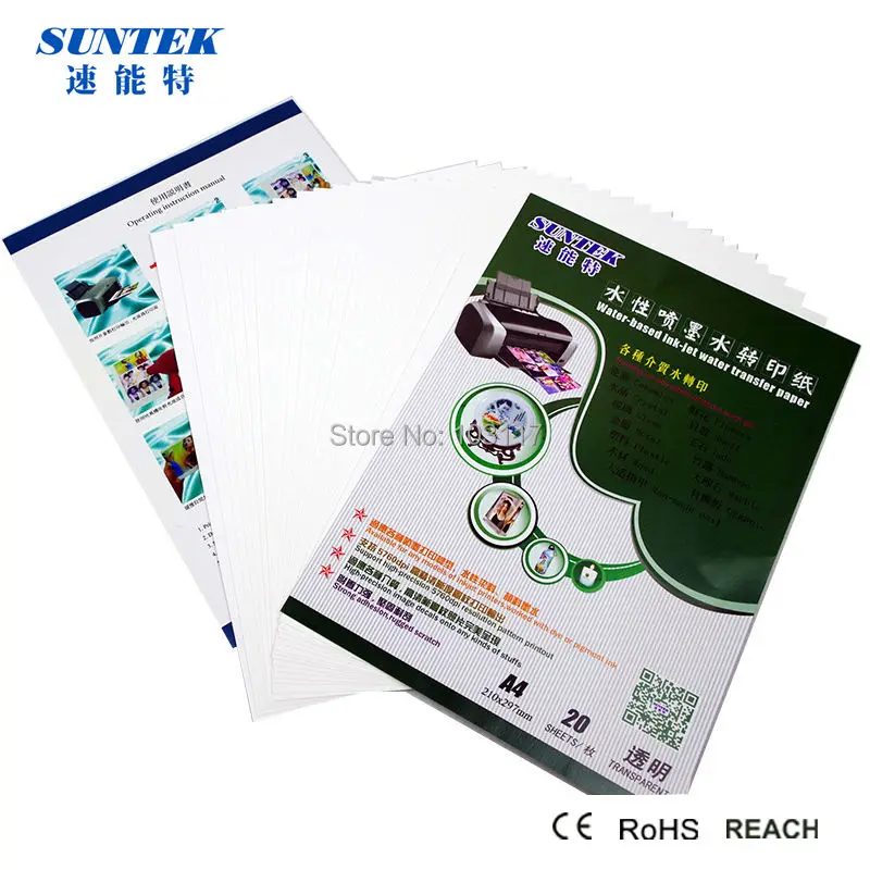 WaterSlide Decal Paper for Quality Image Transfers For Inkjet Printers to Candles Glass Wood Plastic and Other Surfaces | Канцтовары для