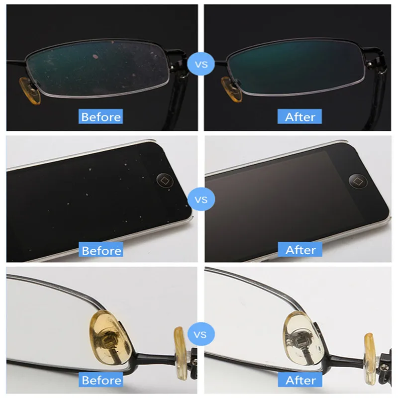 50 шт. ткань из микрофибры для чистки очков салфетки очиститель полировки