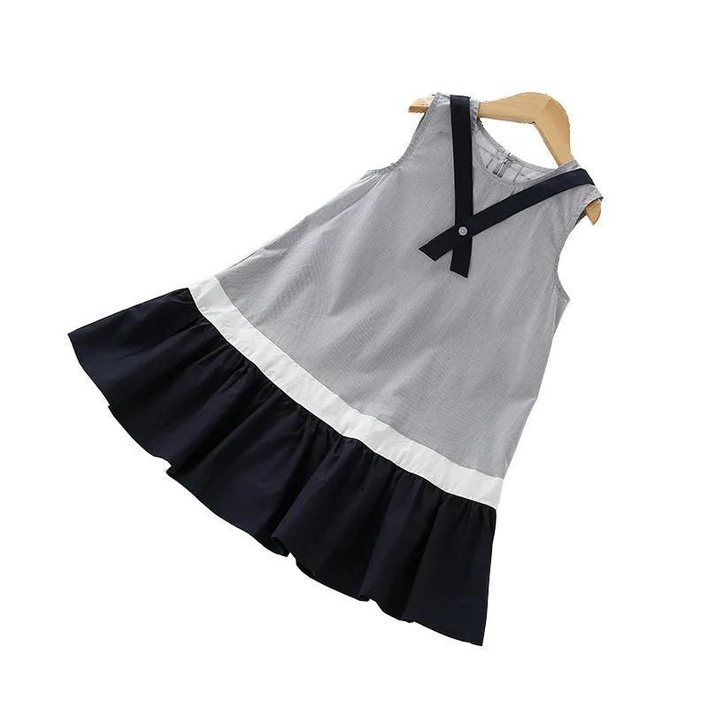Children's 2018 summer new Korean version girls' sleeveless dress children's student princess | Детская одежда и обувь