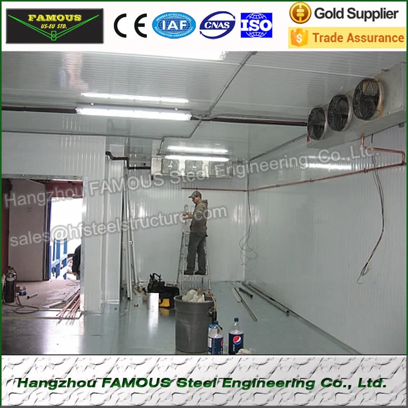 

Cold Storage System Made of Polyurethane Fireproof Panel, China Supply Industrial Blast Freezer And Refrigeration Unit