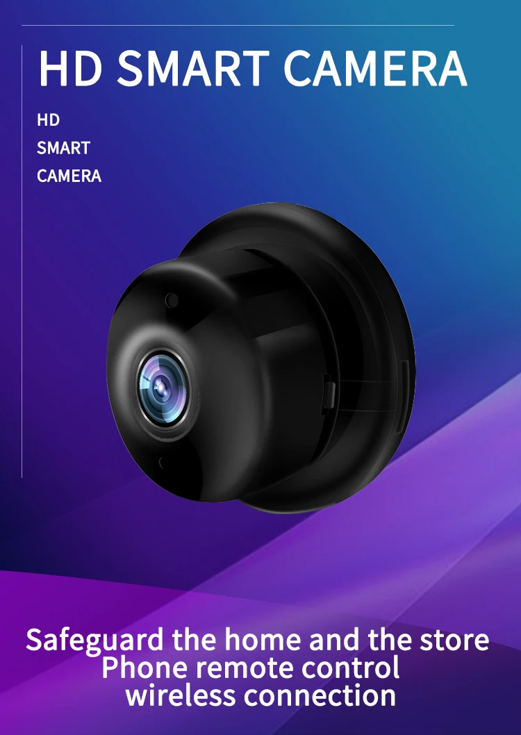 Мини Wifi камера Smart Auto IR-Cut ночное видение HD видео датчик движения секретная микро камера IP P2P безопасность домашняя веб-камера наблюдения