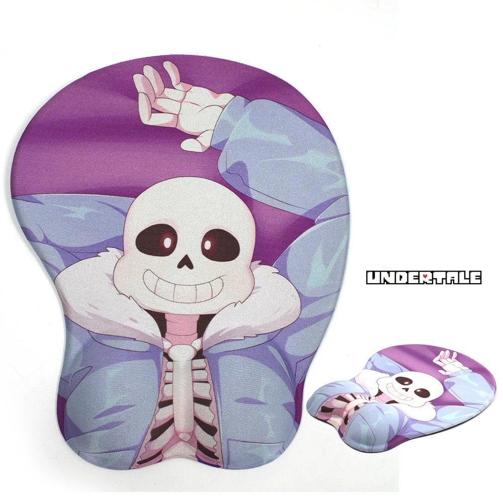 OHCOMICS игра Undertale Sans Gianfranco Ferre Новый 3D Грудь Коврик для мыши силиконовая повязка на