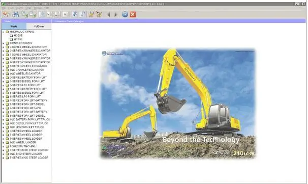 Robex 2015 для экскаваторов Hyundai e каталог + активатор|hyundai robex|excavator hyundai |