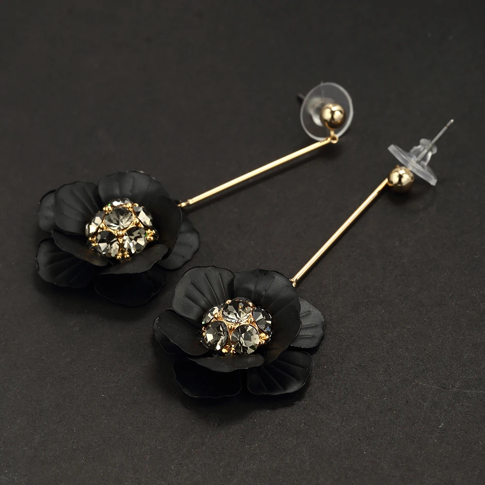 Женские длинные модные ювелирные украшения Висячие серьги для дам с полными