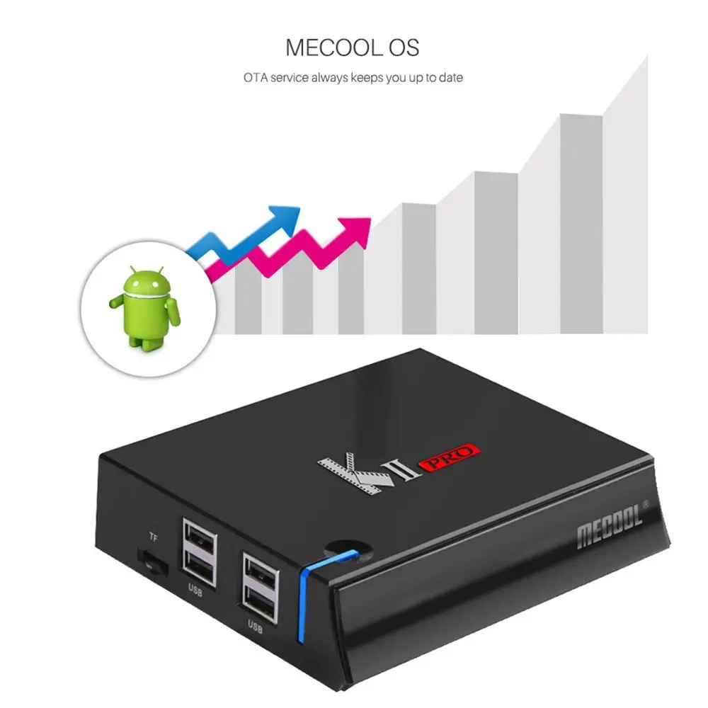 2 Гб 16 ROM Android 7 1 TV Box KII Pro декодер DVB-S2 DVB-T2 S905d Четырехъядерный 4K HD медиаплеер DVB T2 S2