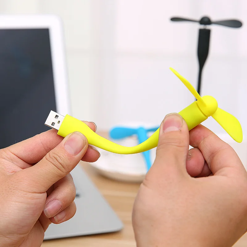 Горячая Гибкая usb-лампа портативный съемный USB мини вентилятор для всех источников питания USB выход USB гаджеты для ПК для ноутбука OTG