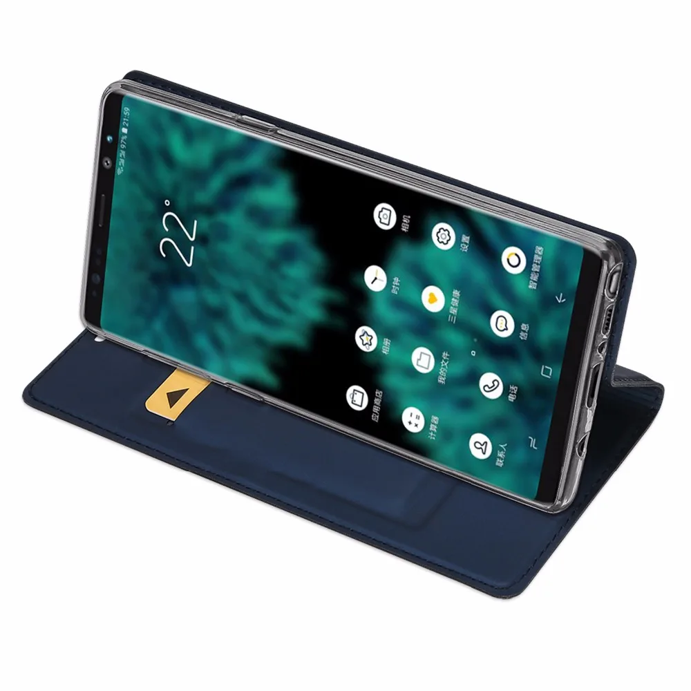 Флип-кейс из искусственной кожи для Samsung Galaxy Note9 чехол бизнес-кошелька чехлы с