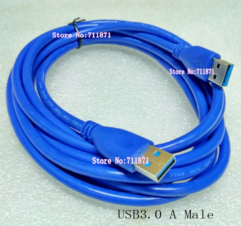 Удлинительный шнур 3 0 м штекер USB 300 см линейный кабель высокоскоростной