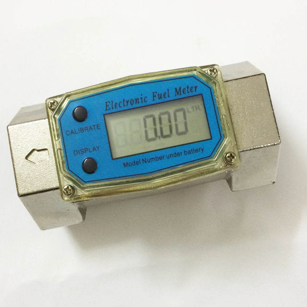 Medidor de Vazão Eletrônico de Turbina Polegadas Mesa de Óleo Diesel Querosene Gasolina Metanol Medidor de Fluxo de Água 1. Medidores de vazão