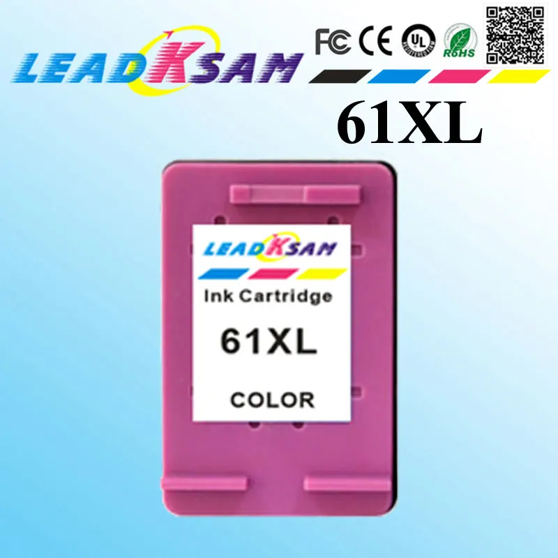 61XL картридж совместимый для hp61 61 XL совместимый с чернилами hp Deskjet 1000 1050 1050A 1510 2000 2050 2050A 3000 - Цвет: 1Color