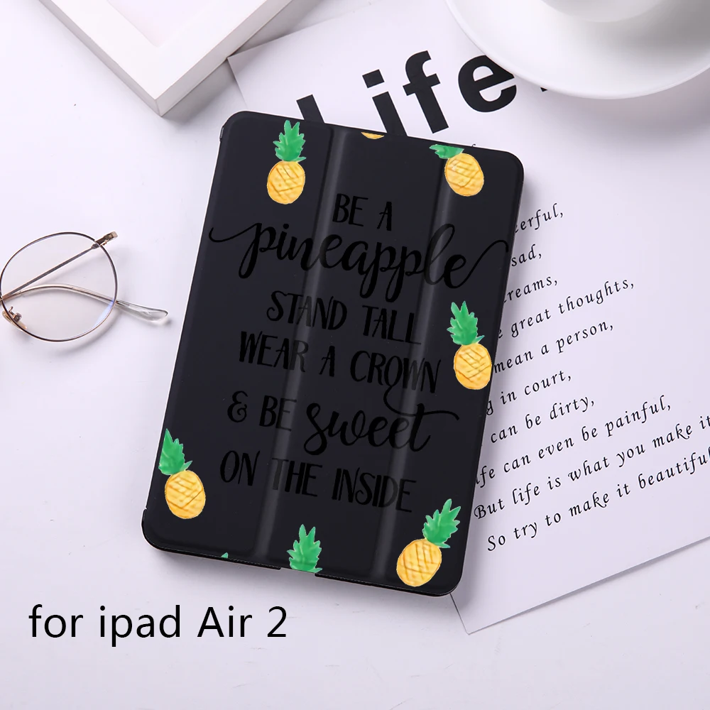 DIFFRBEAUTY милый цветочный сосна яблоко Магнит флип-чехол для apple iPad 6 Чехол для iPad Air 2 из искусственной кожи планшет складной чехол-книжка