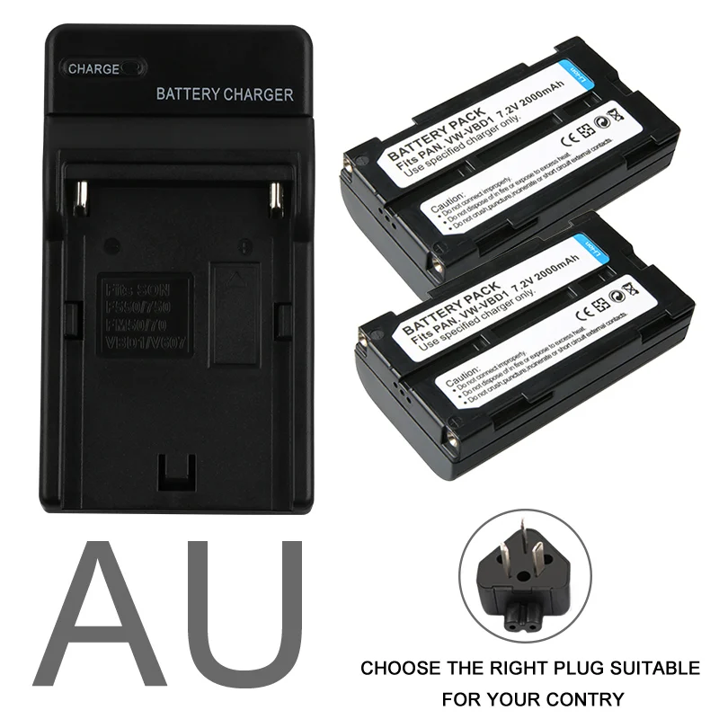 charger and 2battery RP настенное зарядное устройство для sony NP-F550/F750/F960/F330/F570 PA-VBD1 PA-VBD2 батареи Удобное Зарядное устройство - Цвет: charger and 2battery