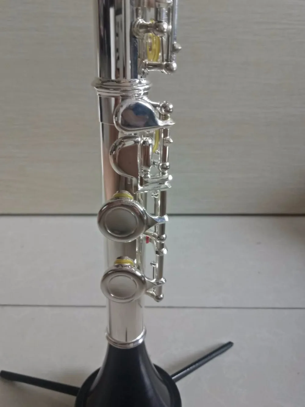 Western Concert Flute Silver Plated 16 Holes C Key Cupronickel Woodwind Instrument with Cleaning Cloth Stick Bag | Спорт и