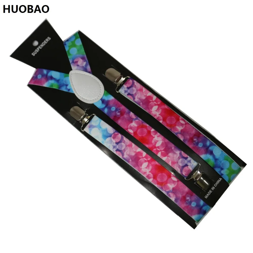 Женские/мужские Эластичные подтяжки с y образной спинкой широкие цветные в