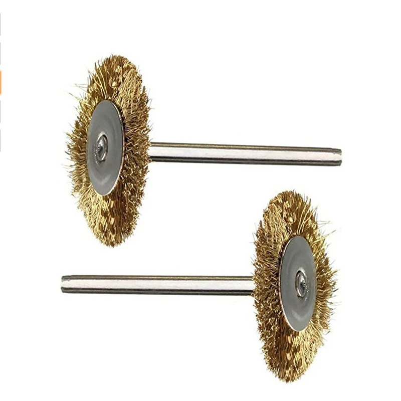 36 pcs/set Power tool Accessories Steel Copper Brass Wire Brush Polish Wheels Metal Surface for Dremel Rotary Tools High Quality |