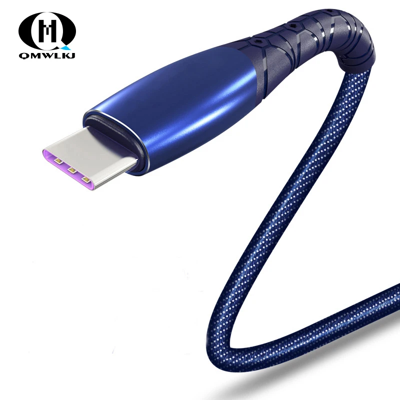 5A Supercharge USB Type C Cable for Huawei Mate 20 Pro P20 P30 Lite Quick Charge 3.0 Type-C Fast | Мобильные телефоны и