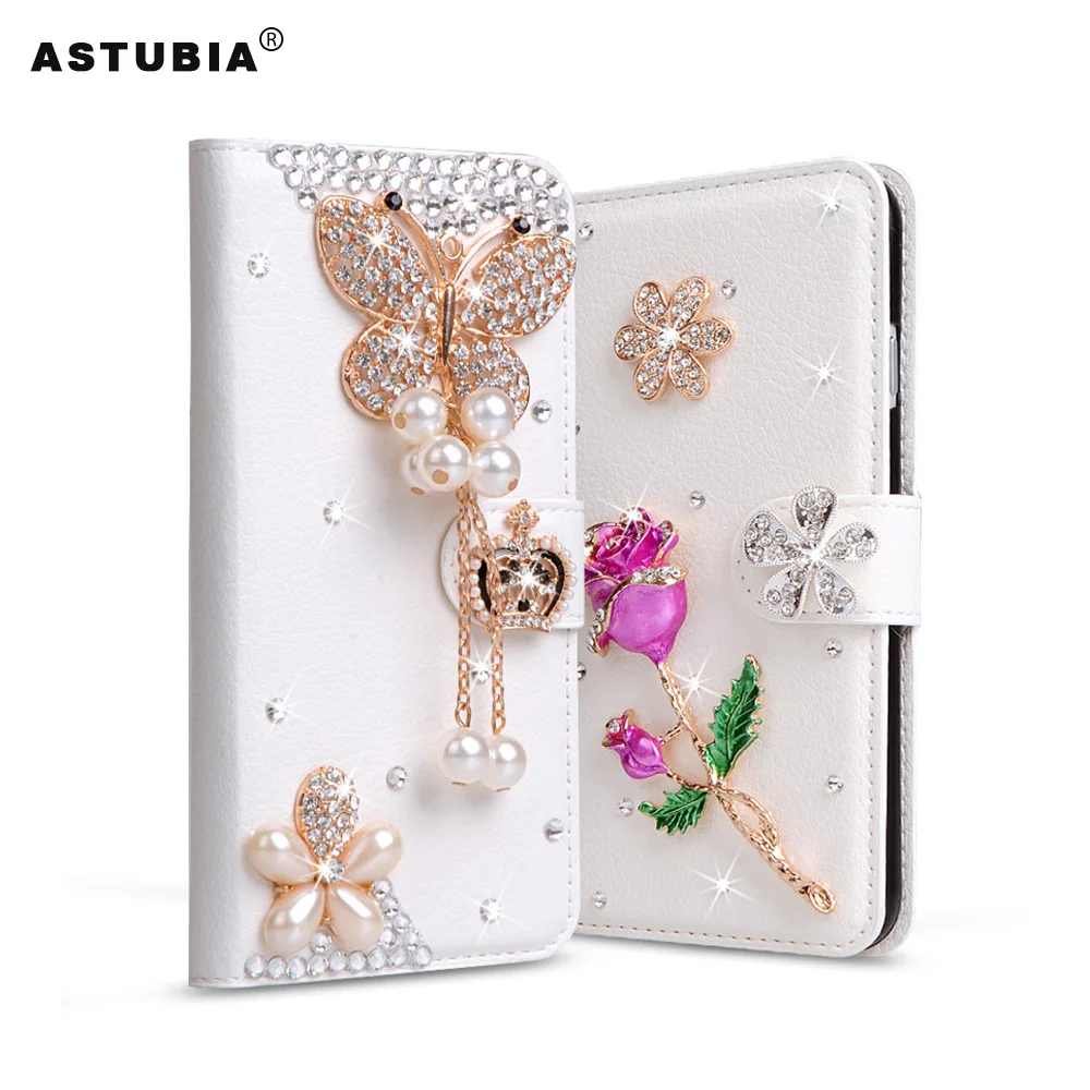 Чехол со стразами ASTUBIA для Xiaomi Redmi Note 5 роскошный флип чехол Global Pro| |