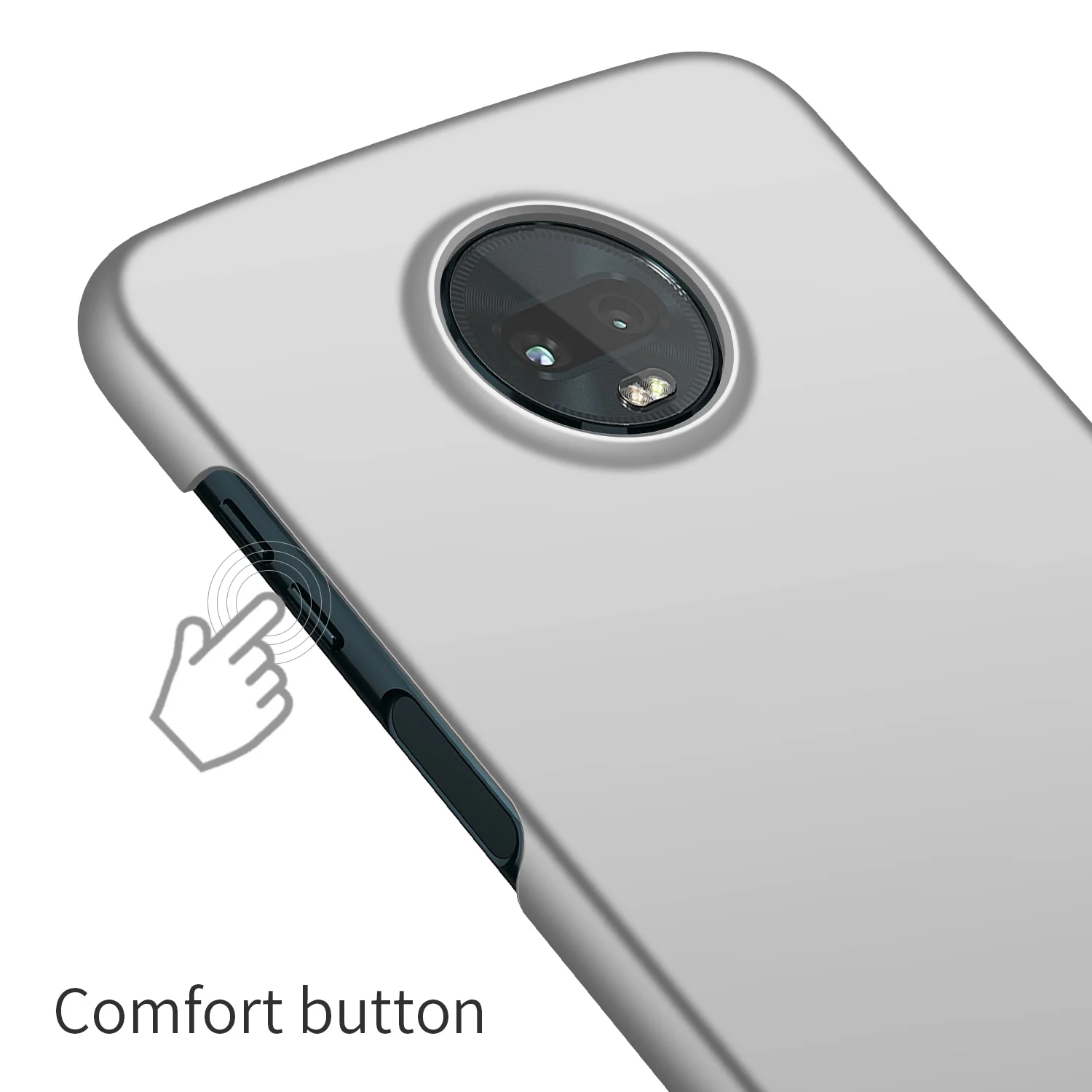 Чехол для Motorola Moto Z3 Play Высококачественный жесткий Тонкий матовый защитный чехол