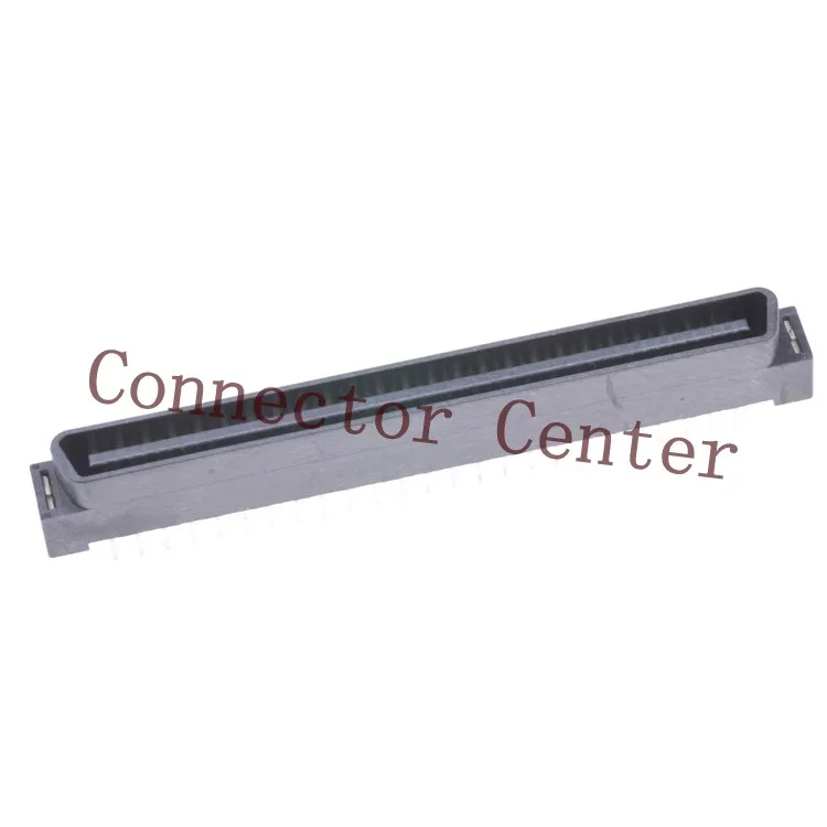 SCSI Connector 1.27mm Pitch 100Pin 180 Degrees Vertical Male Compatible With Molex 15-92-2500