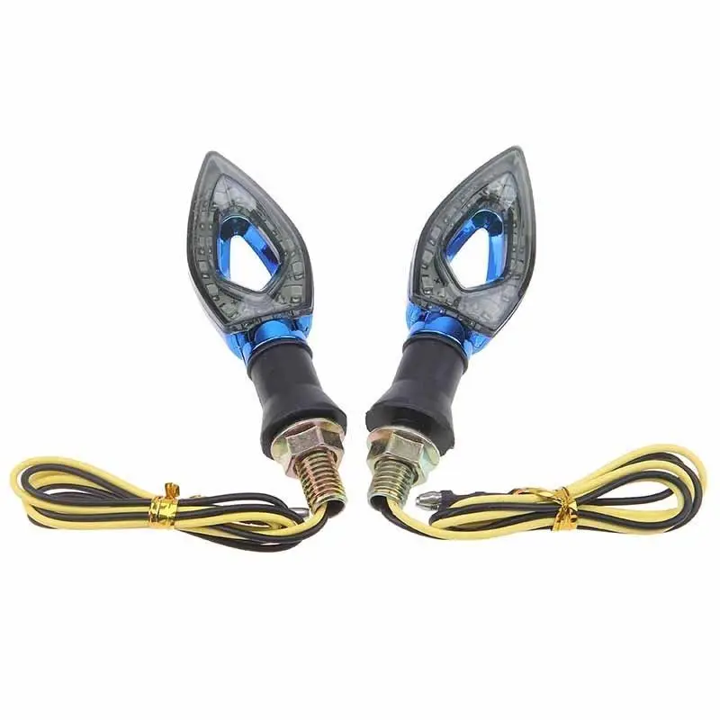 

Поворотники синие светодиодные для мотоцикла и скутера, 10 мм