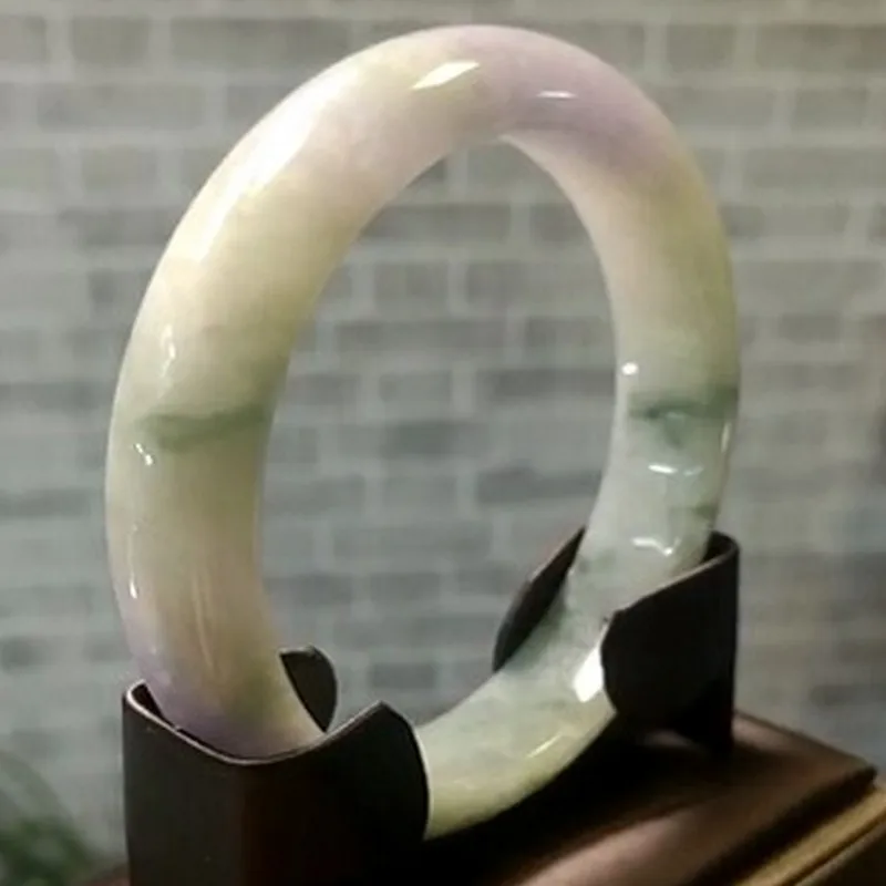 Видео! Большой нефрит! Браслет Fidelity natural myanma Class A Jadeite китайский фолк хорошее