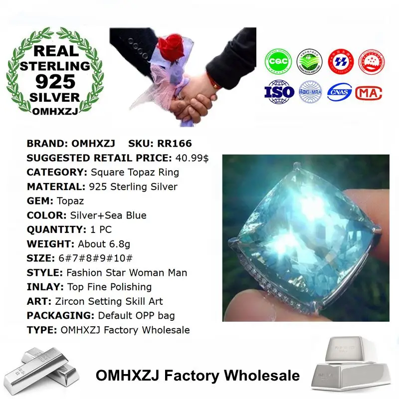 OMHXZJ оптовая продажа Европейская мода женский мужской свадебный подарок