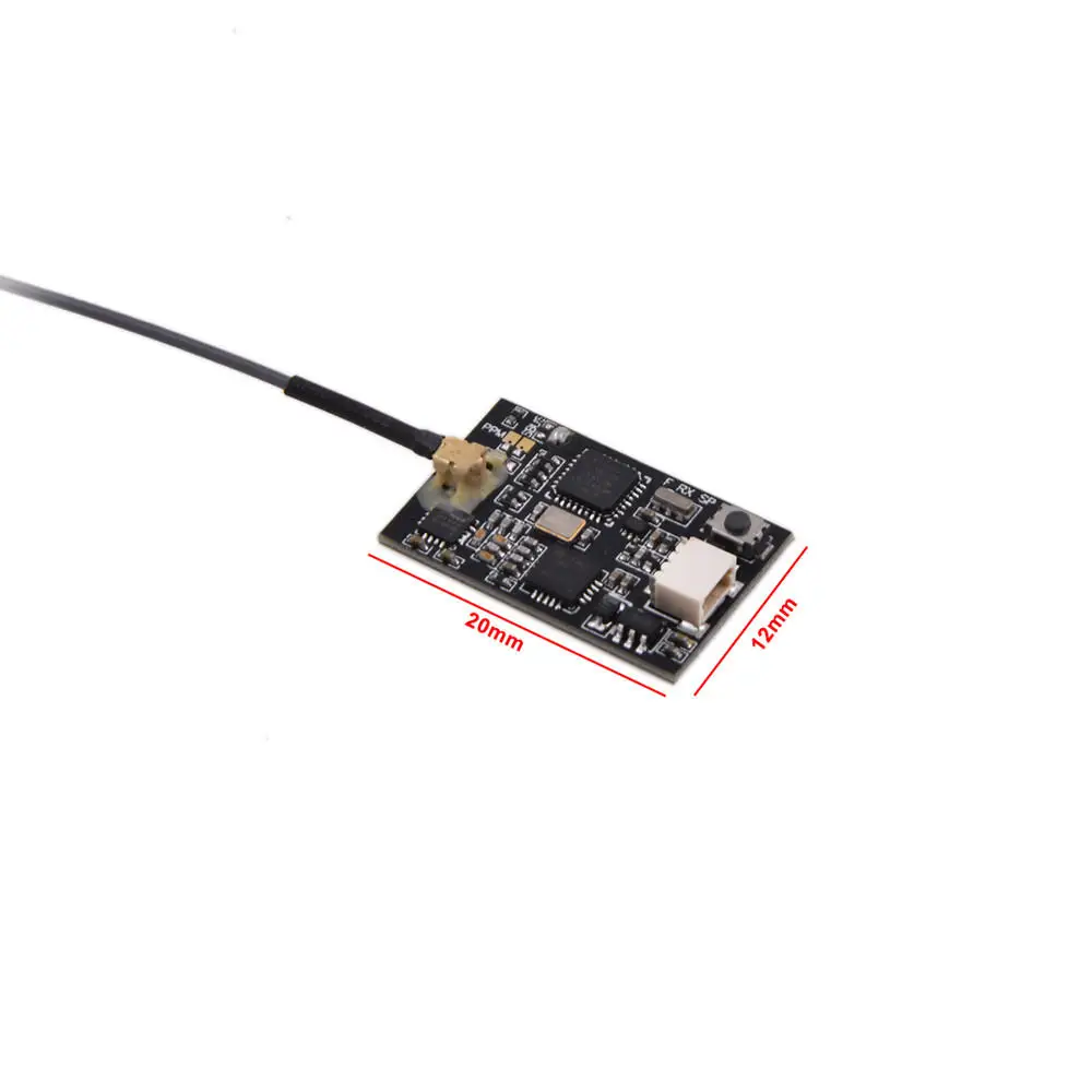 

MRF8CHA 2.4G 8CH FrSky D8 Compatible Mini Receiver Compatible SBUS Output for RC Drone Micro Aircraft