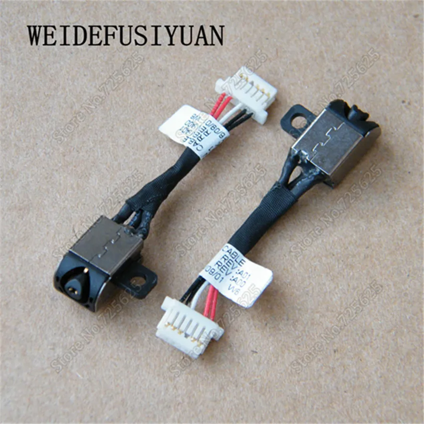 10 шт./лот DC Power Jack кабель жгут для Dell Inspiron11 3162 3168 11-3162 11-3168 разъем для зарядки