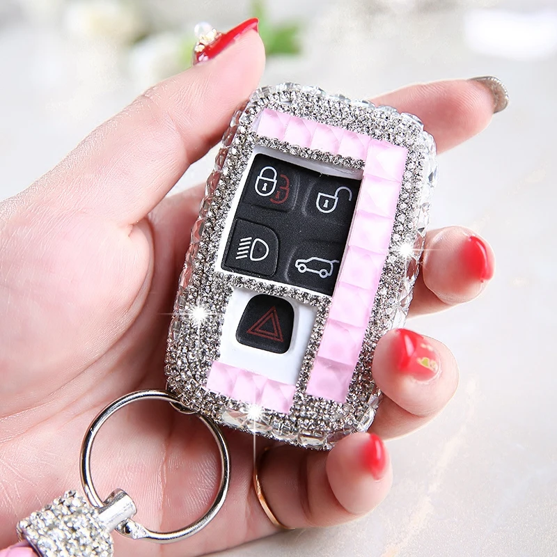 Роскошный Алмазный автомобильный чехол с дистанционным управлением Кристальный