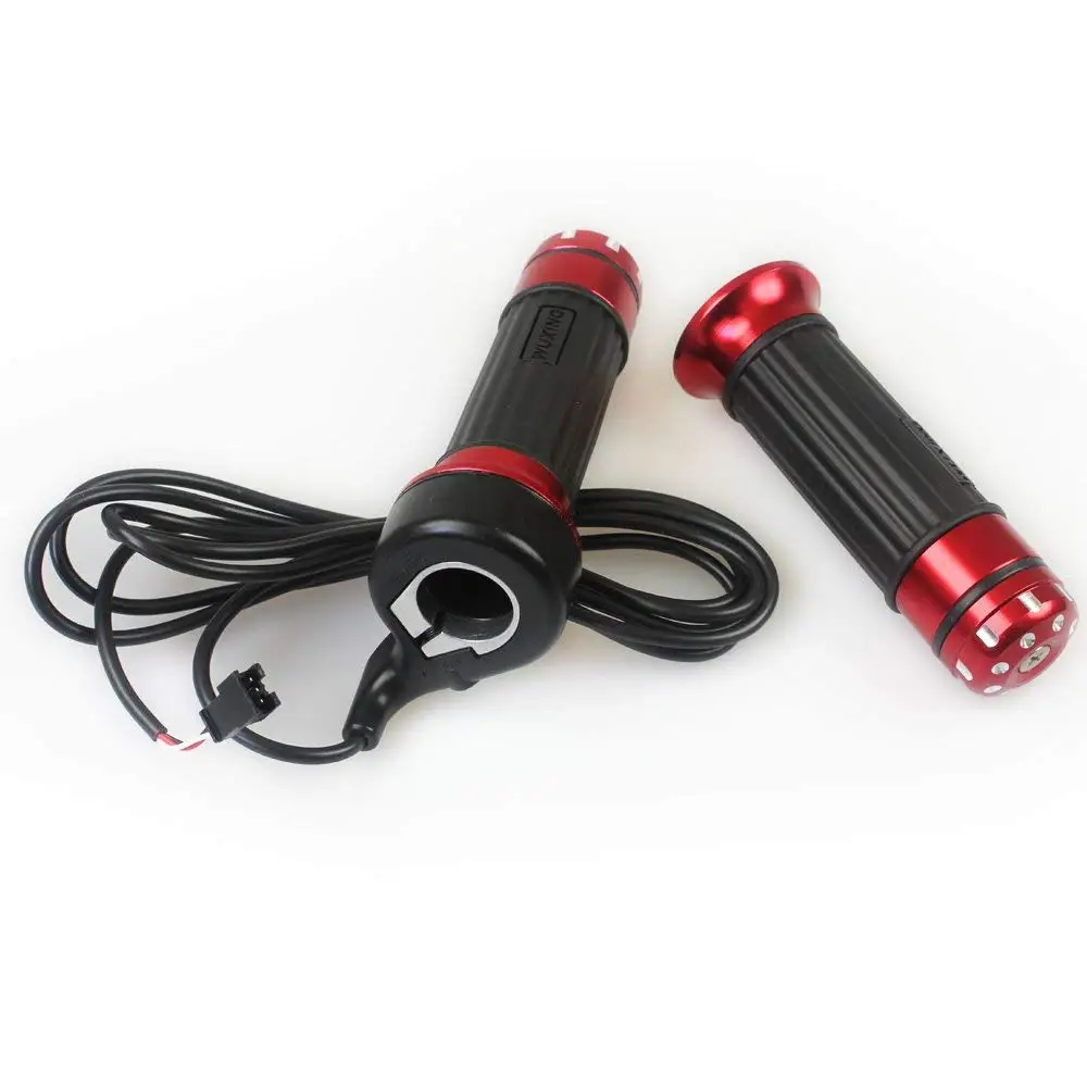 

Xzilla Handle Bar Grips 5 Stars 3 Wires Aluminum & Rubber E-Bike Mini Bike Electric Bicycle Scooter Red Motorcycle Parts
