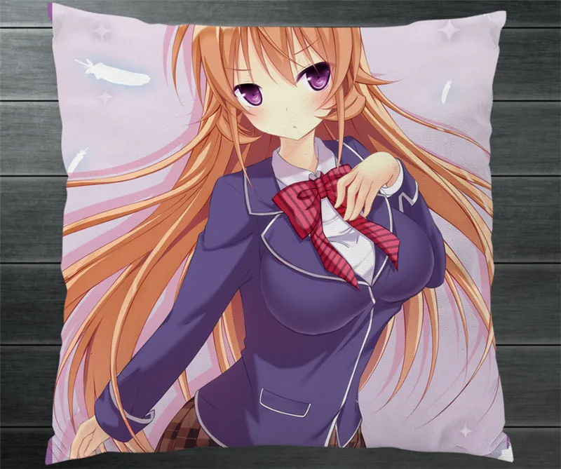 Пищевые войны!: Shokugeki no Soma Nakiri erina двухсторонняя мультяшная наволочка Манга Аниме