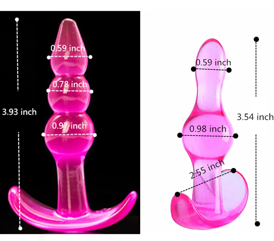 Новый Анальный Секс игрушки для Для женщин и мужчин желе мягкий Fexible анальные