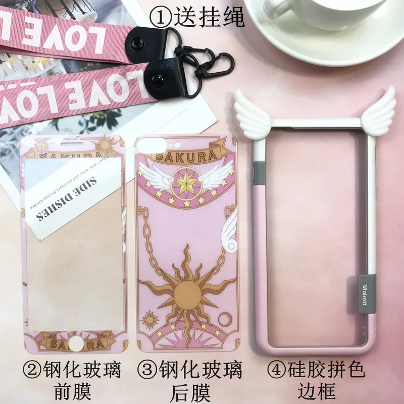 Чехол KINOMOTO SAKURA для iPhone 6 6S 7 8 Plus X| |