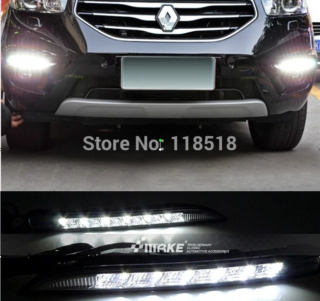 Бесплатная доставка Водонепроницаемый 12V авто светодиодный DRL Дневной Бег огни с
