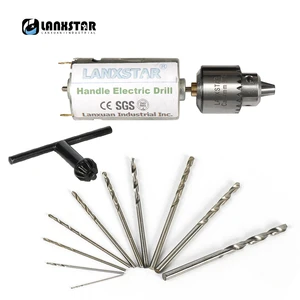 Новый дизайн, электрическая ручная дрель постоянного тока 12 В, печатная плата, пресс, компактный набор с 10 шт. сверл 0,5-3 мм, 0,3-4 мм JTO, бесключевые зажимные сверла