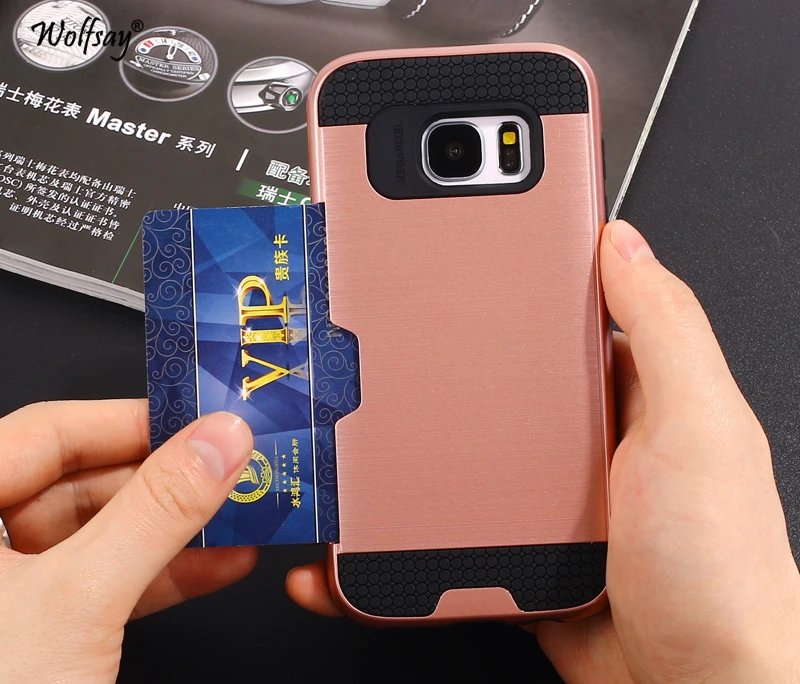 Чехол Wolfsay для Samsung Galaxy S7 1 шт. чехол карт матовый телефона | Мобильные телефоны и