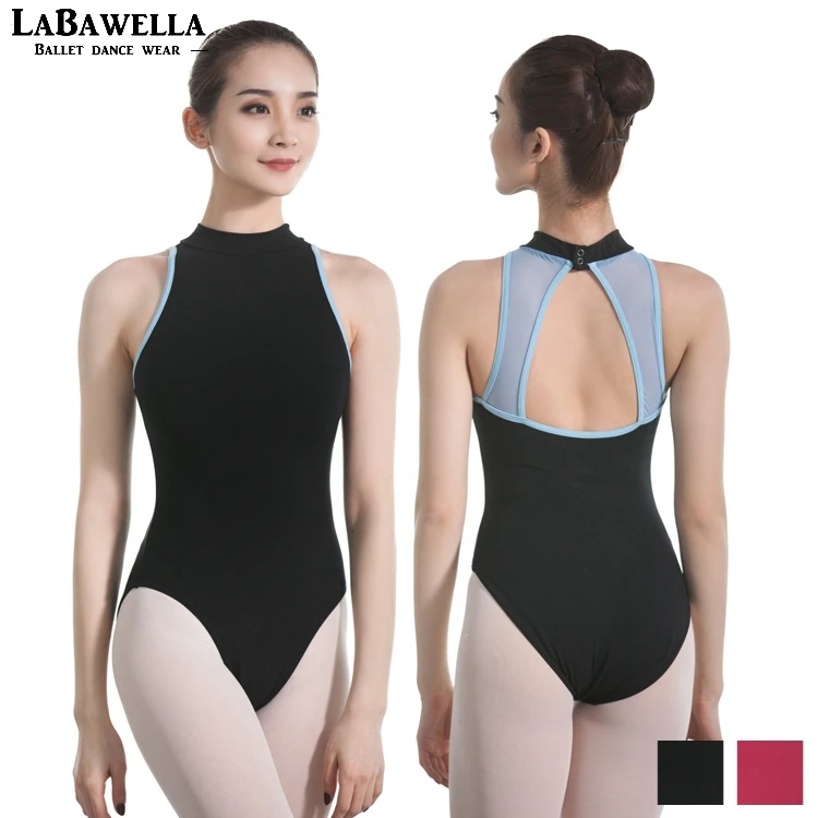 Новинка хлопковое спандекс без рукавов балетное трико CS0715 костюм сексуальный