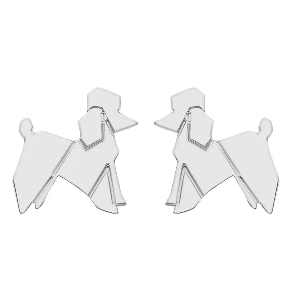Kinitial 10Pair Lovely Balloon Poodle Dog Stud Earrings In 2 Colors Women's Girl's Children's Earring Toy | Украшения и