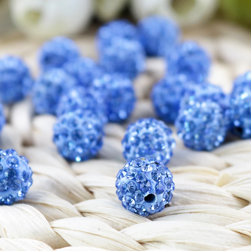 Бусины из голубой глины 8 мм 50 шт. | Украшения и аксессуары