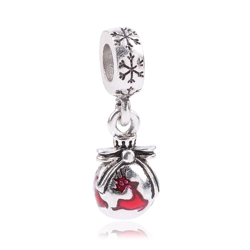 X058 AIFEILI короны кулон с Ангел кукла Снежинка Серебряная шарики сплава Подвески для Pandora Браслеты и браслеты Цепочки и ожерелья DIY ювелирных - Цвет: X058