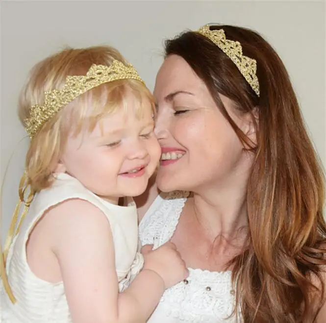 

Модная новинка 2017 года, весенне-летние детские аксессуары для волос для девочек, повязка для волос, Золотая и серебряная повязка на голову с ...