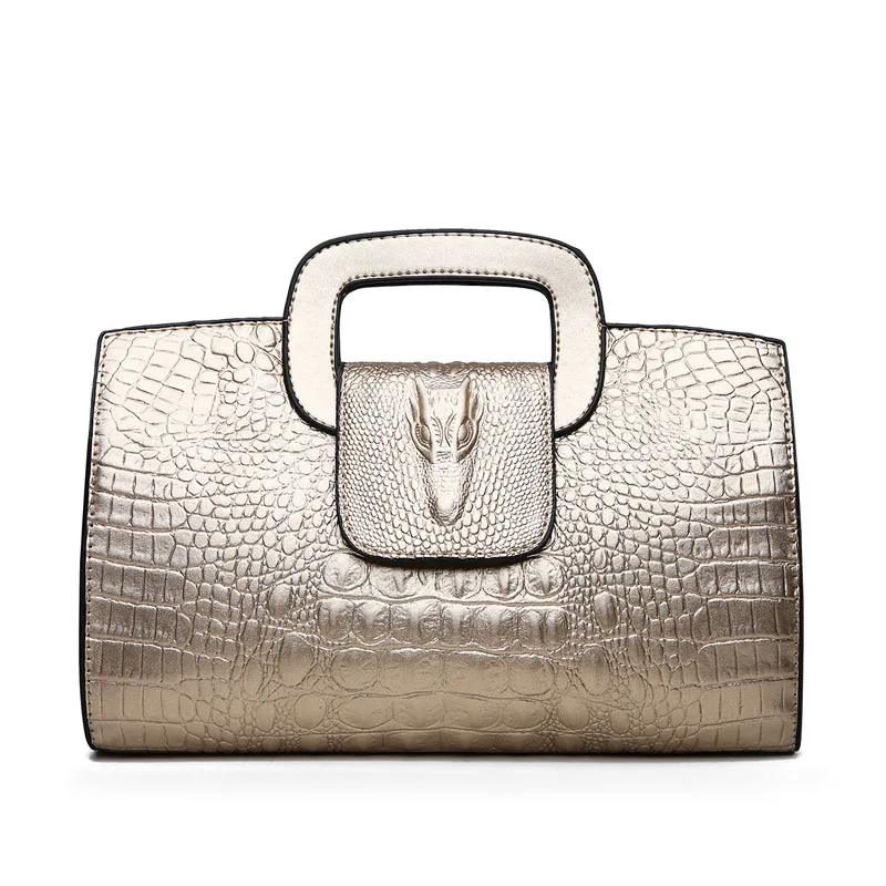 Высококачественная сумка с узором крокодиловая кожа новая модная