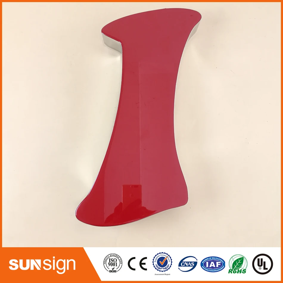 Наружная эпоксидная смола светодиодные буквы вывески для магазинов|letter sign