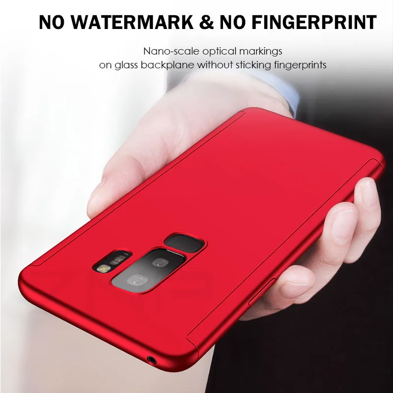 ZNP 360 полный защитный чехол для телефона для samsung Galaxy S10 S9 S8 Plus S7 Edge чехол для Galaxy Note 9 8 S10E S9 со стеклом