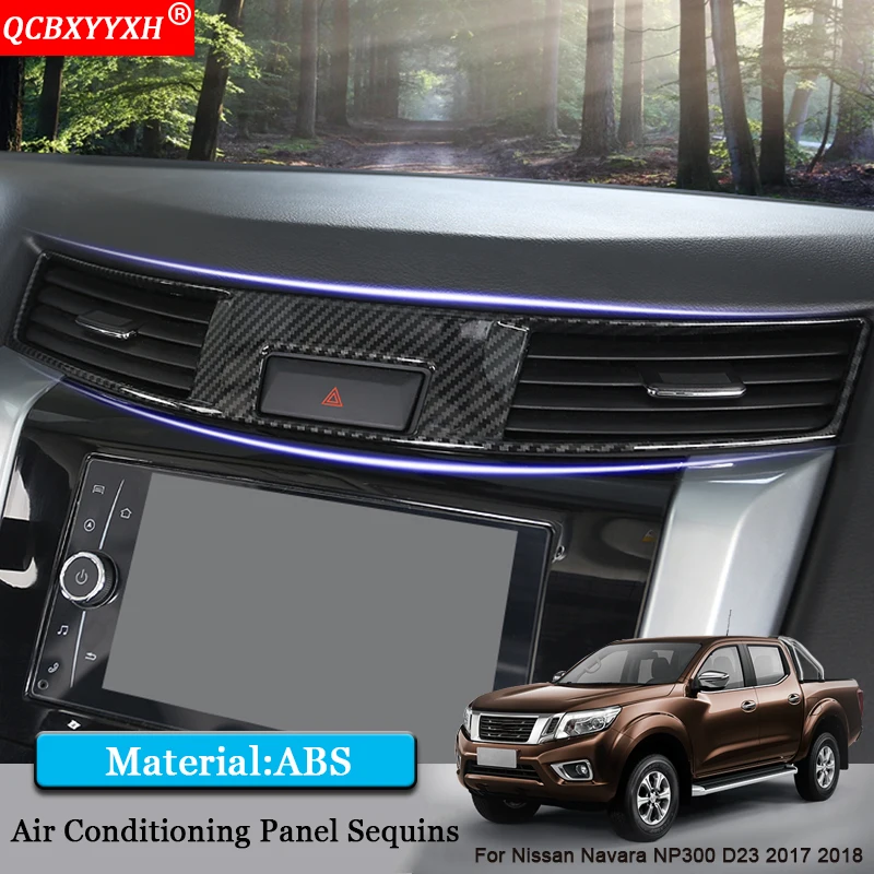 QCBXYYXH автомобильный Стайлинг ABS воздушная условная панель с блестками внутренние