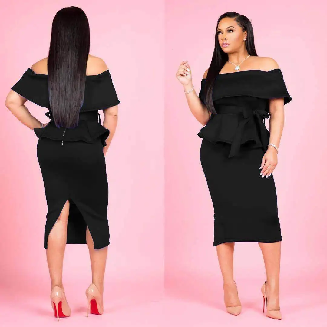 Летняя женская блузка с вырезом лодочкой Однотонная рубашка поясом комплект из 2