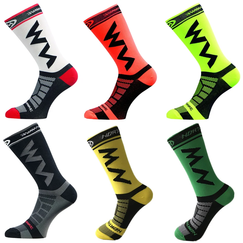 Унисекс Профессия Велоспорт носки Для мужчин удобные дышащие открытый сжатия
