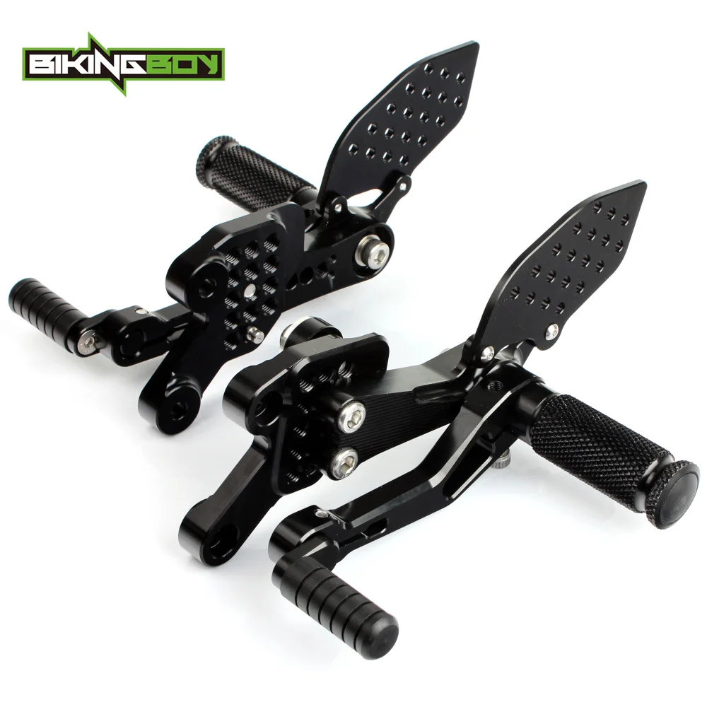BIKINGBOY полный комплект из алюминиевого сплава Rearsets опорные подножки для YAMAHA FZ1 1000