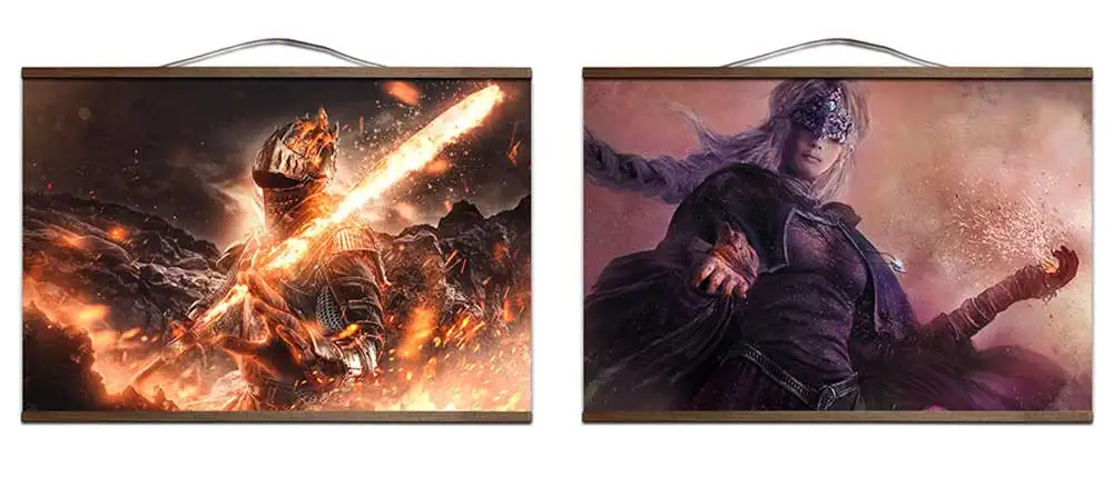 Dark Souls 2 3 плакат для HD холст декоративные постеры живопись с твердой древесины Висячие свиток