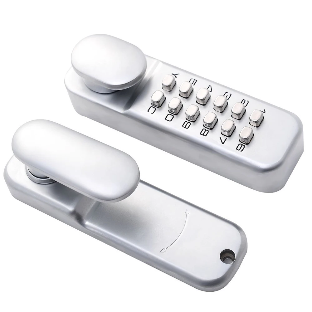 Механический дверной замок без ключа из цинкового сплава не требует кнопки